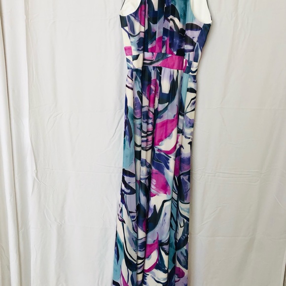 Vince Camuto Maxi long dress sleeveless floral Size: 8 - Picture 3 of 7